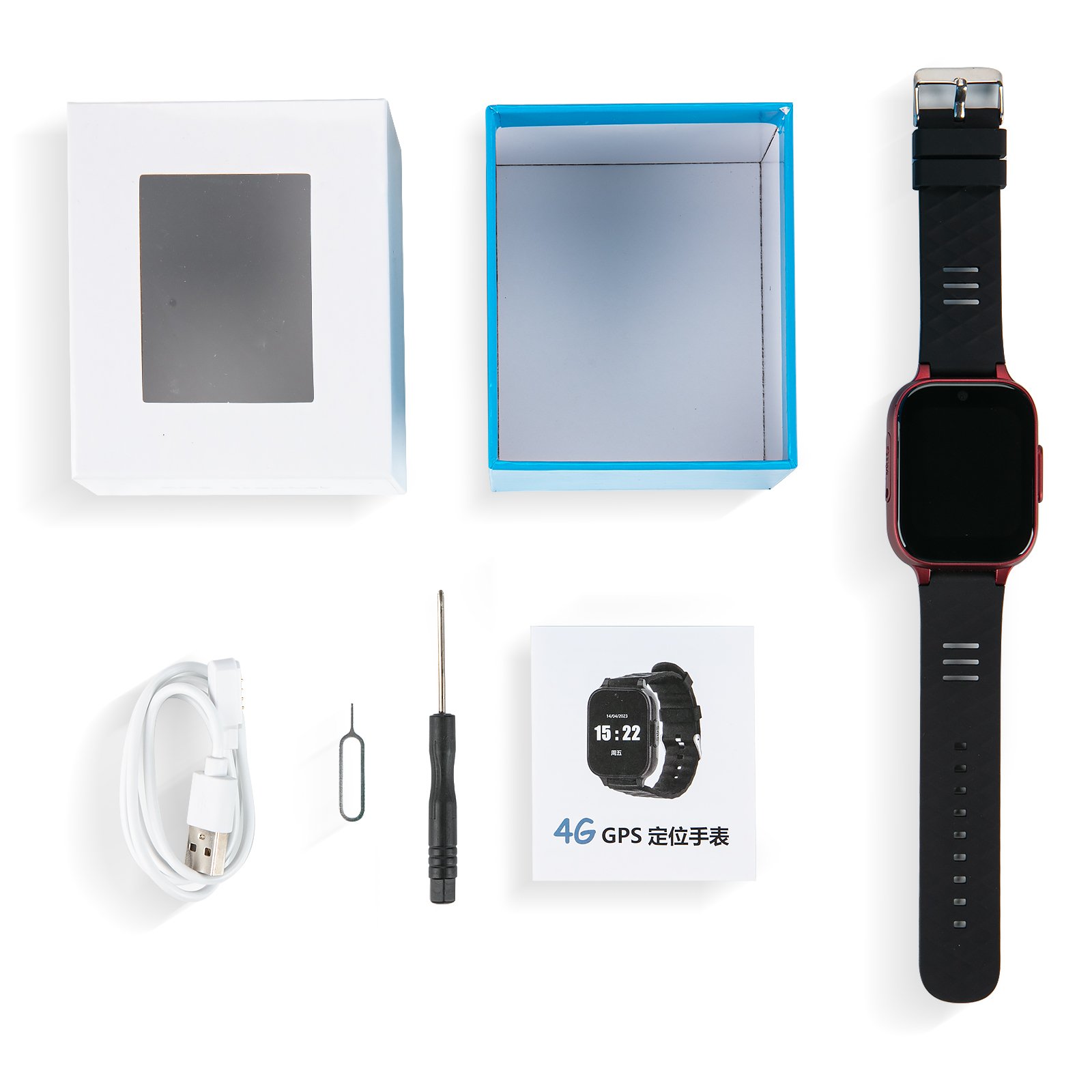hidden 4g lte mini sos watch gps tracker long life battery online real time tracking device bracelet for elderly fall detection